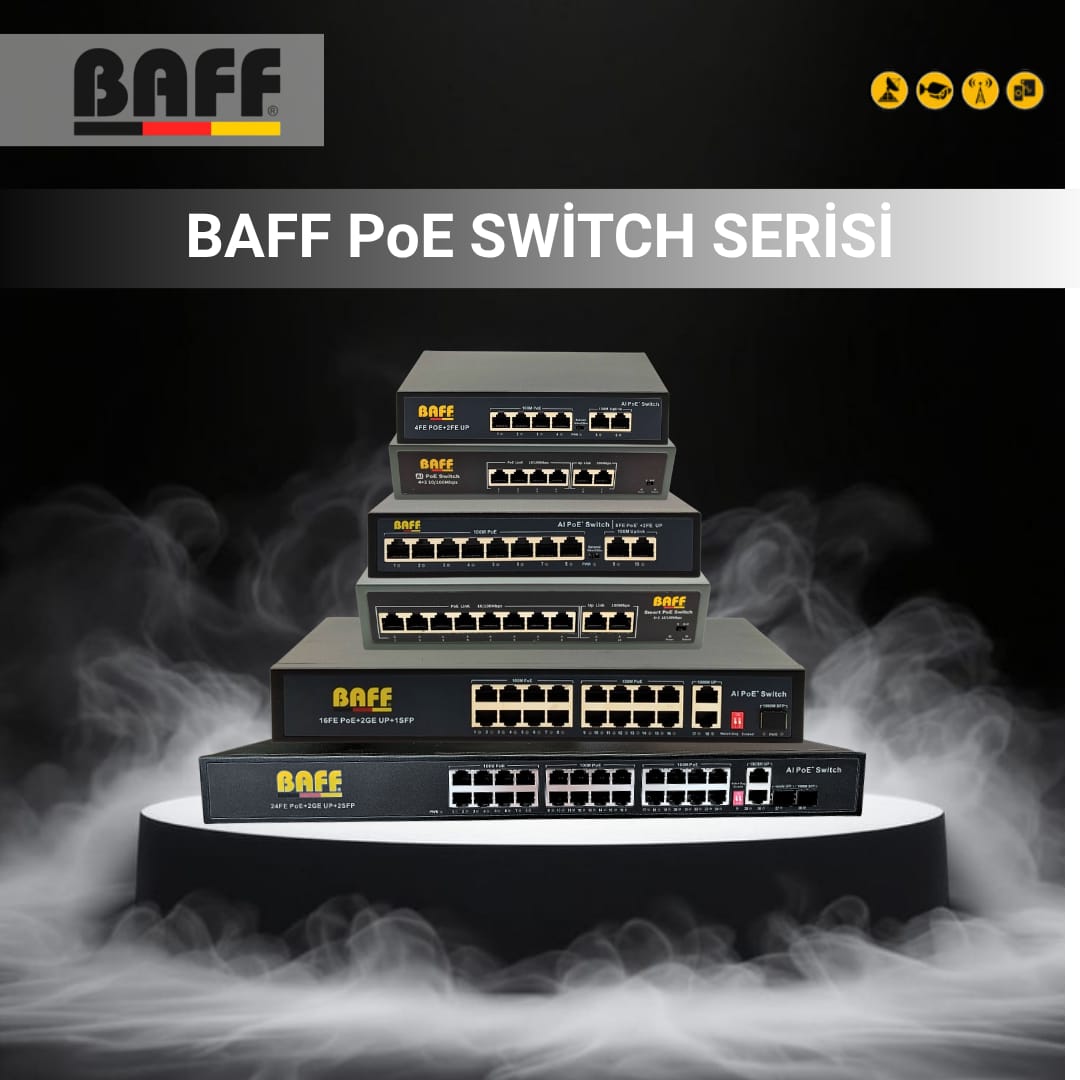 BAFF AI PoE Switch Ailesi